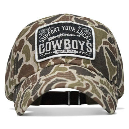 Support Your Local Cowboys Patch Ripstop Tactical Hat