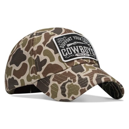 Support Your Local Cowboys Patch Ripstop Tactical Hat