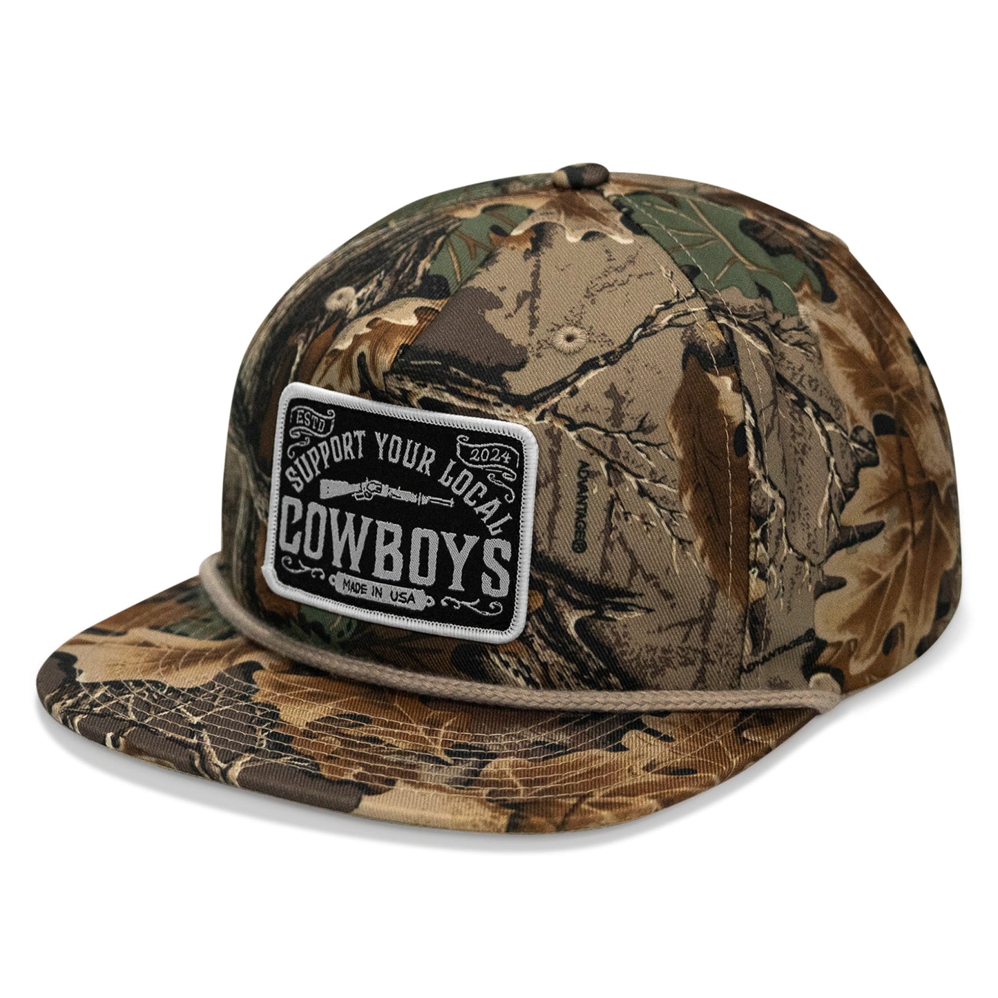 Support Your Local Cowboys Patch Flatbill Hat