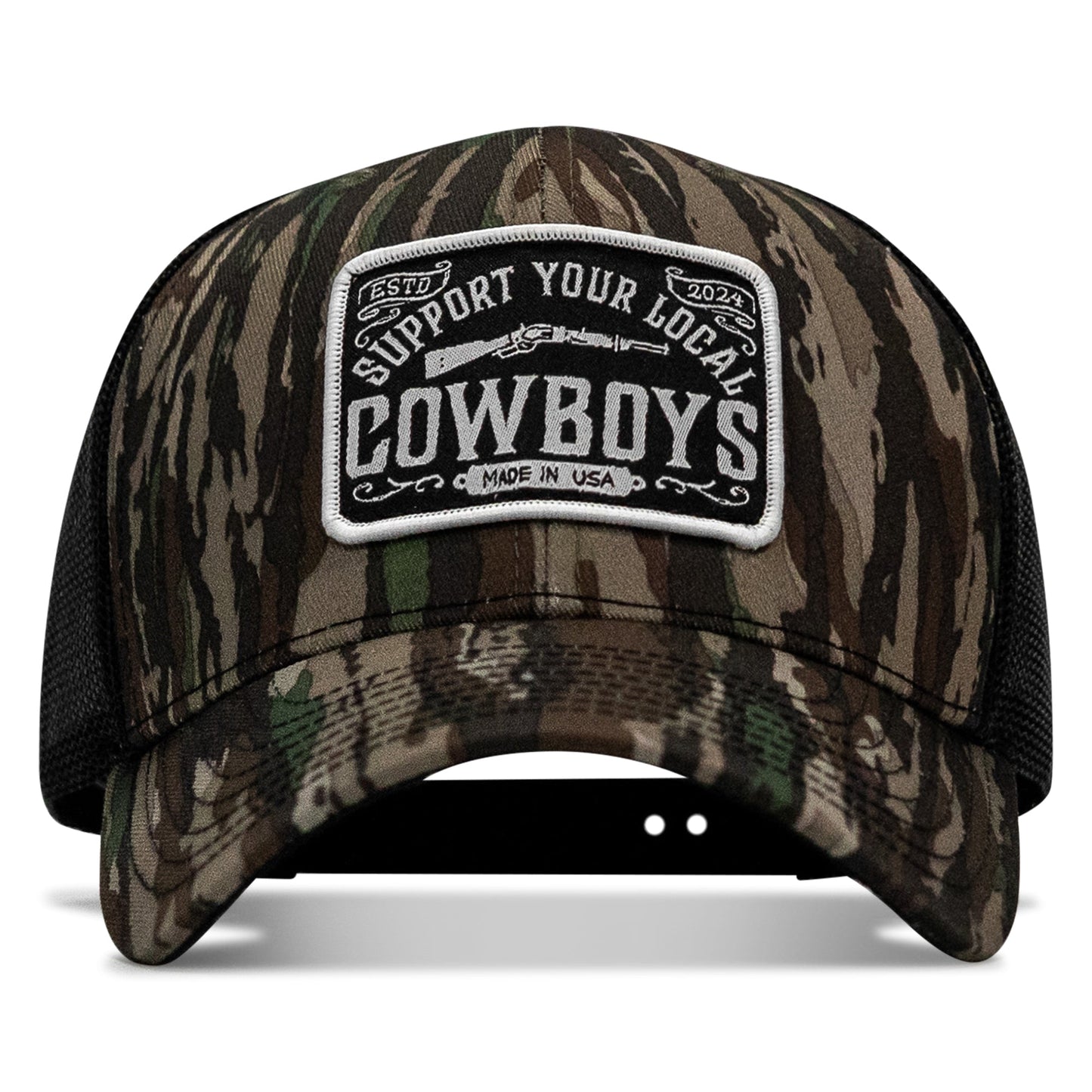 Support Your Local Cowboys Patch Snapback Hat