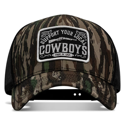 Support Your Local Cowboys Patch Snapback Hat