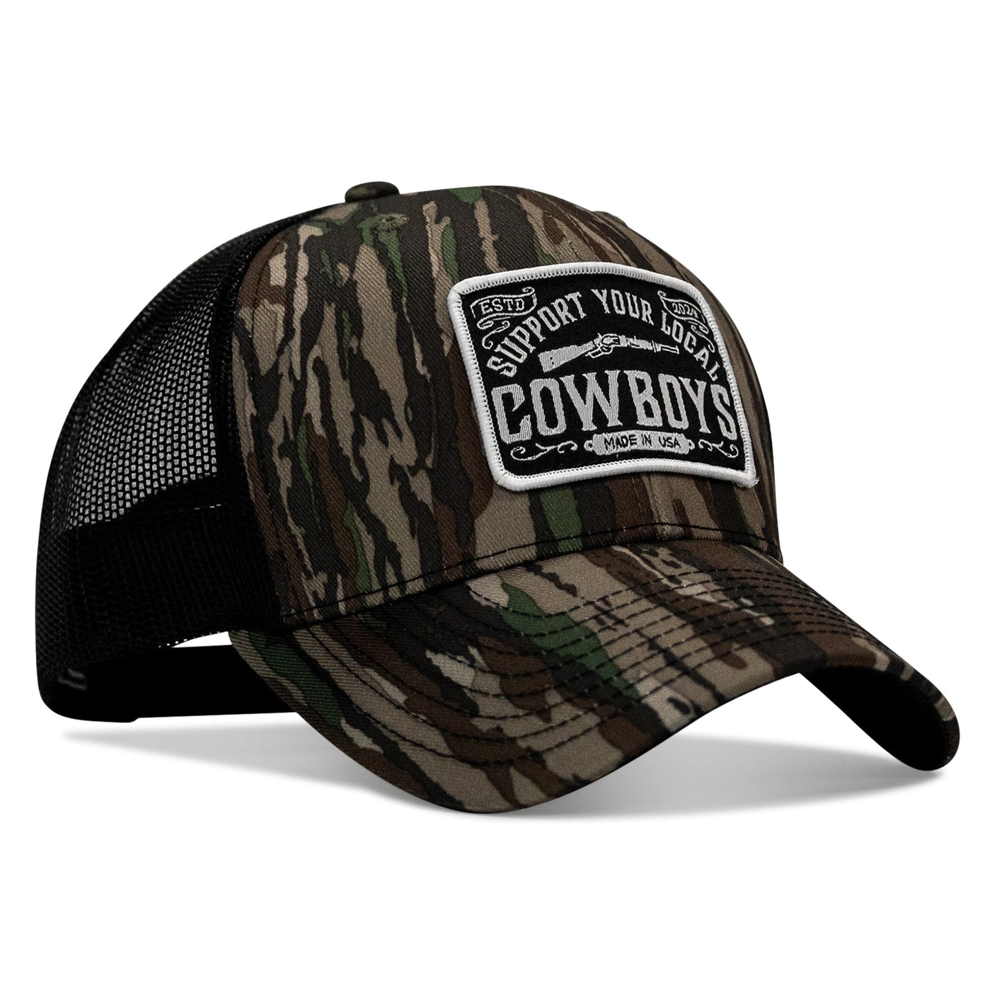 Support Your Local Cowboys Patch Snapback Hat