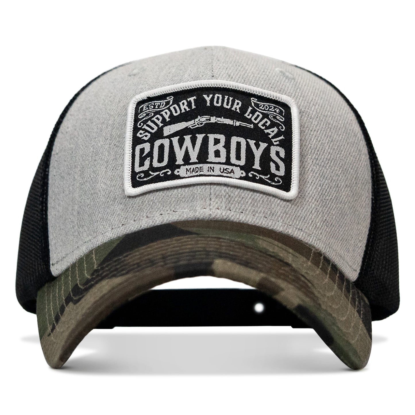 Support Your Local Cowboys Patch Snapback Hat