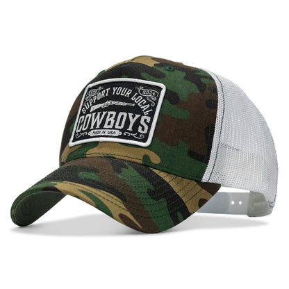Support Your Local Cowboys Patch Snapback Hat