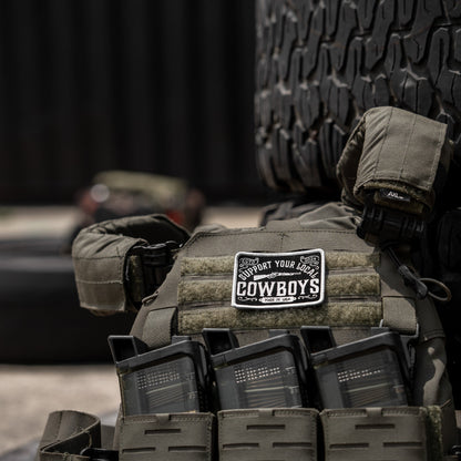 Support Your Local Cowboys Soft Velcro Patch
