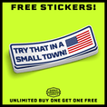 Load image into Gallery viewer, Small Town - Hard Hat Decal
