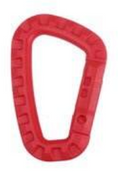 Load image into Gallery viewer, Hard Polymer D-Ring Carabiners (7 colors)

