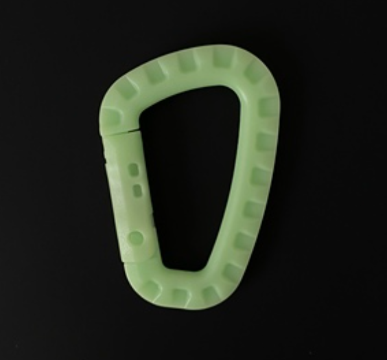 Hard Polymer D-Ring Carabiners (7 colors)