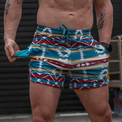 Men’s Double-Layer Mesh Training Shorts — 5" Inseam