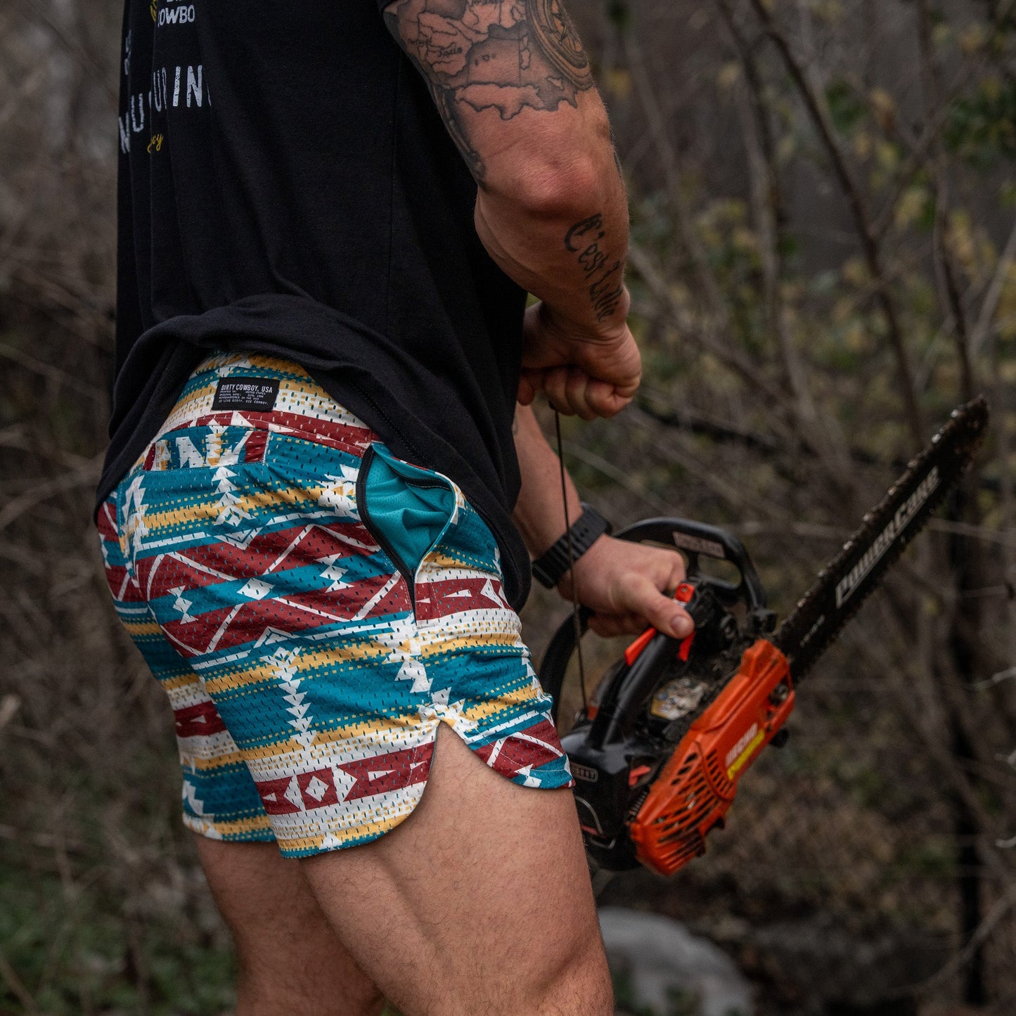 Men’s Double-Layer Mesh Training Shorts — 5" Inseam