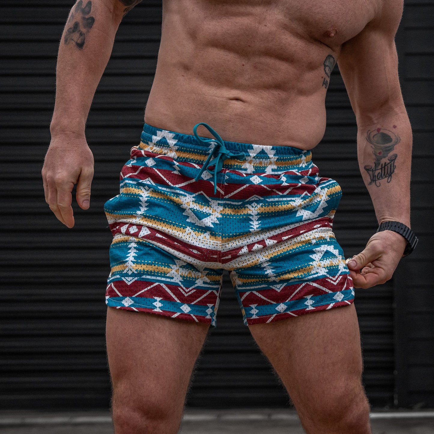 Men’s Double-Layer Mesh Training Shorts — 5" Inseam