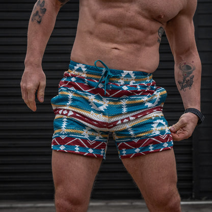 Men’s Double-Layer Mesh Training Shorts — 5" Inseam