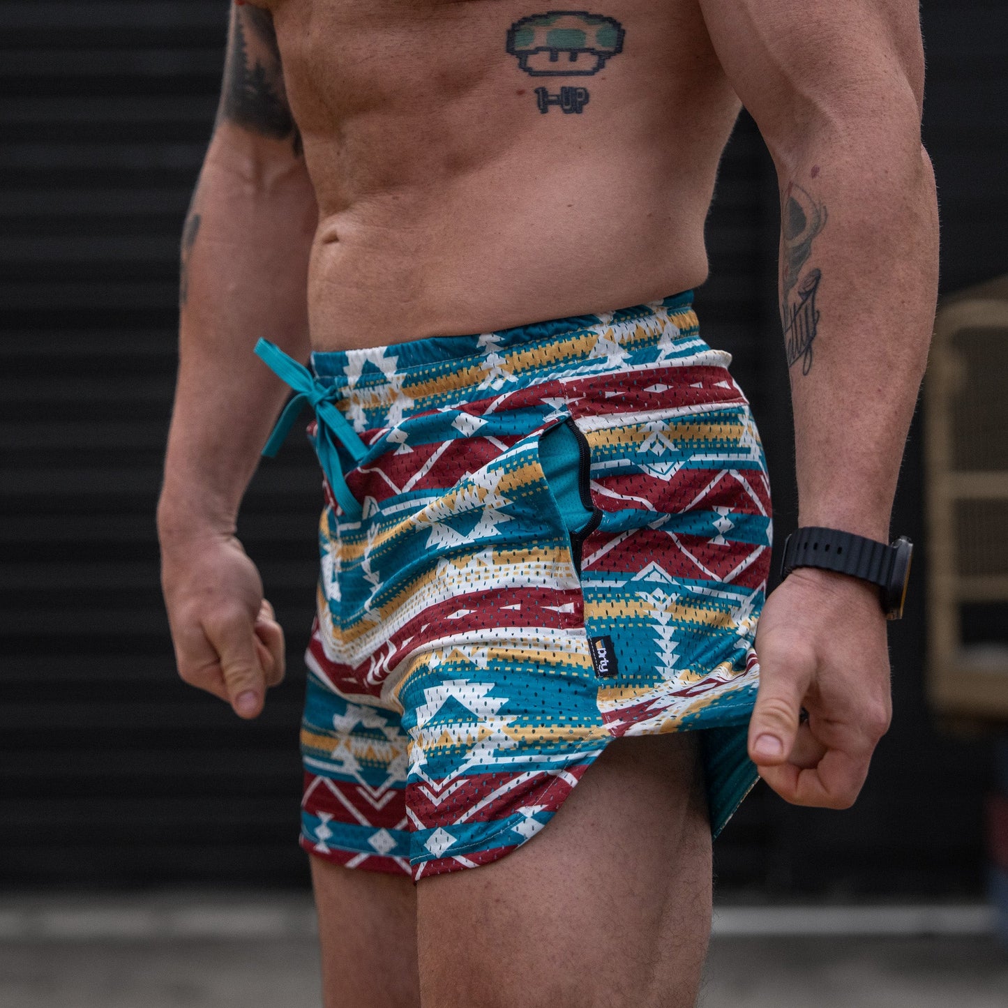 Men’s Double-Layer Mesh Training Shorts — 5" Inseam