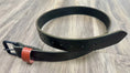 Load image into Gallery viewer, Thin Red Line Premium Leather Belt
