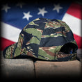 Load image into Gallery viewer, Tiger Stripe Camo Full Fabric American Flag Range Hat
