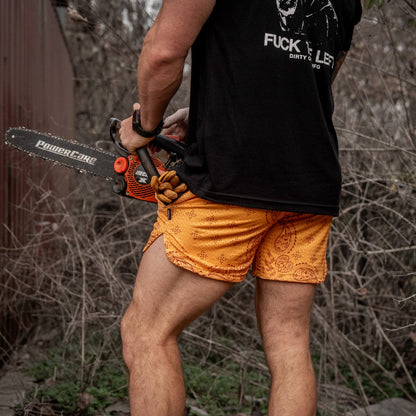 Men’s Double-Layer Mesh Training Shorts — 5" Inseam