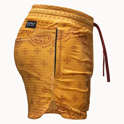 Men’s Double-Layer Mesh Training Shorts — 5" Inseam