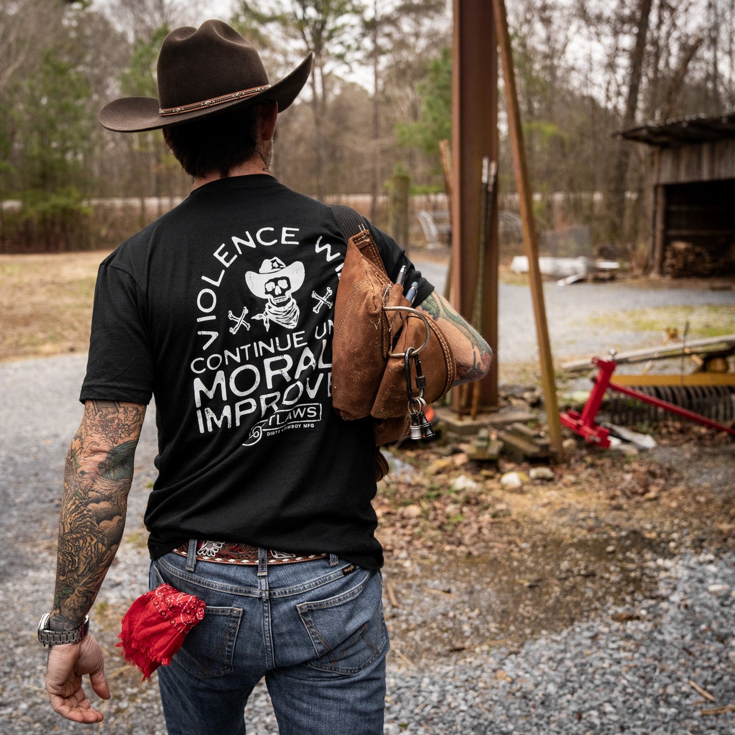 Violence Will Continue Until Morale Improves Men's T-Shirt