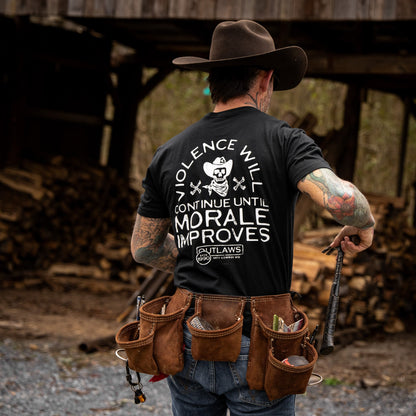 Violence Will Continue Until Morale Improves Men's T-Shirt