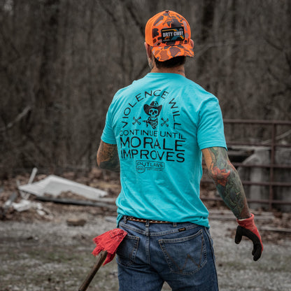 Violence Will Continue Until Morale Improves Men's T-Shirt
