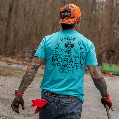 Violence Will Continue Until Morale Improves Men's T-Shirt