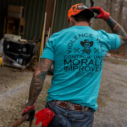 Violence Will Continue Until Morale Improves Men's T-Shirt