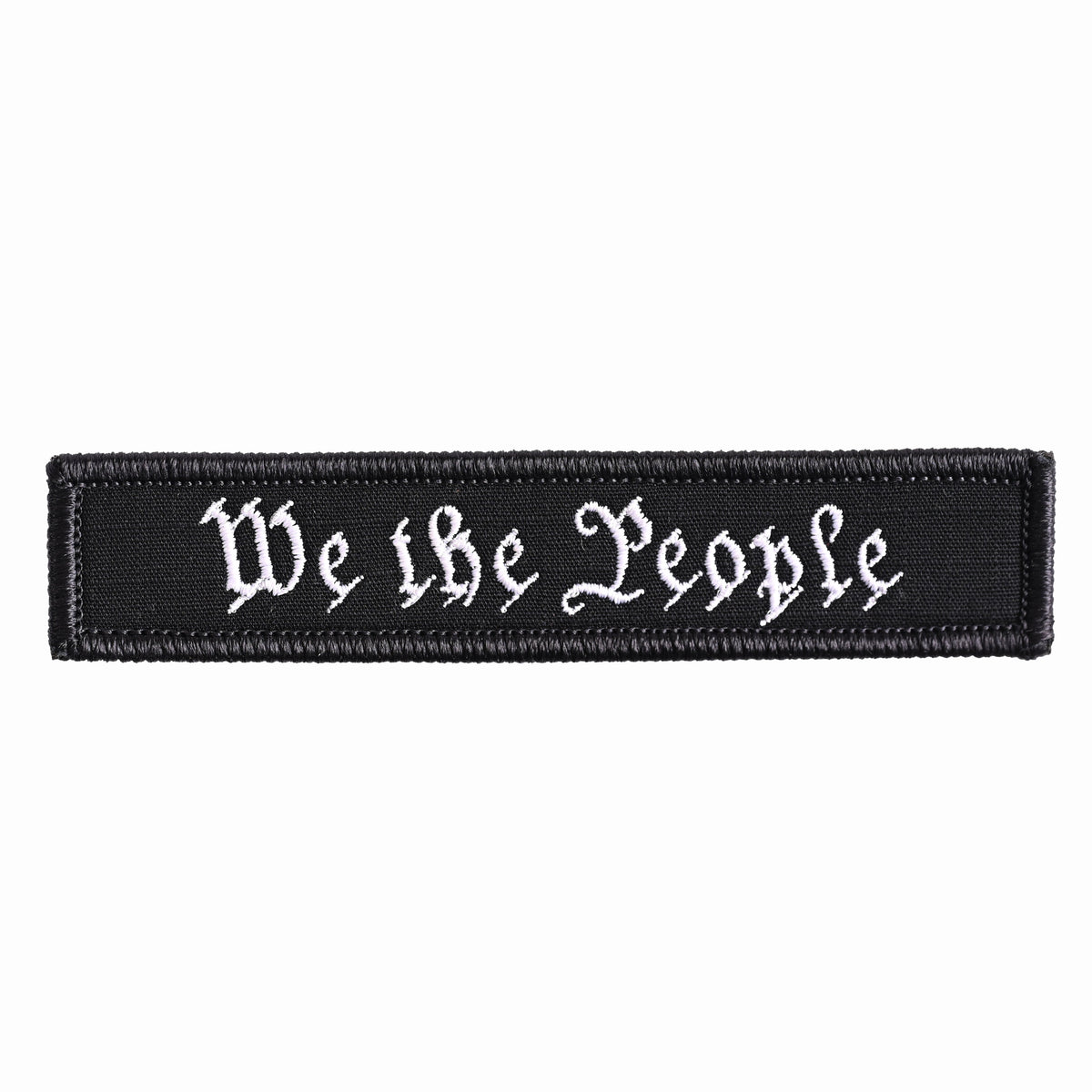 We the People 1x5 Velcro Patch - Black