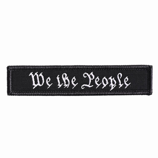 We the People 1x5 Velcro Patch - Black