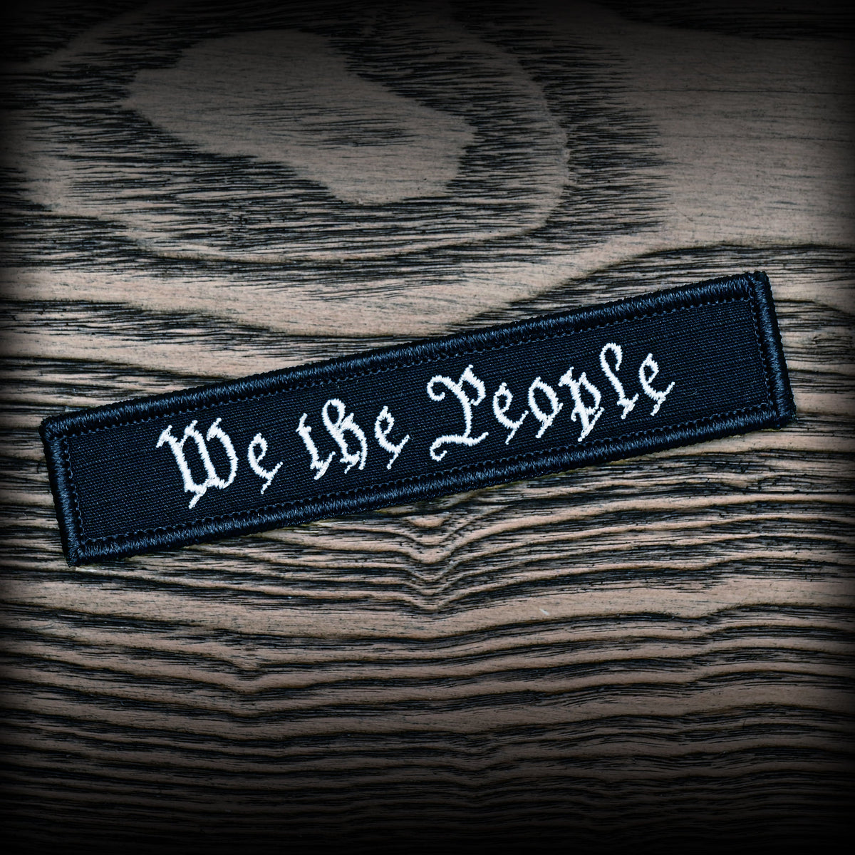 We the People 1x5 Velcro Patch - Black