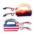 Load image into Gallery viewer, Wildland 4 Pack Firefighter Helmet Crew Sticker decal gift
