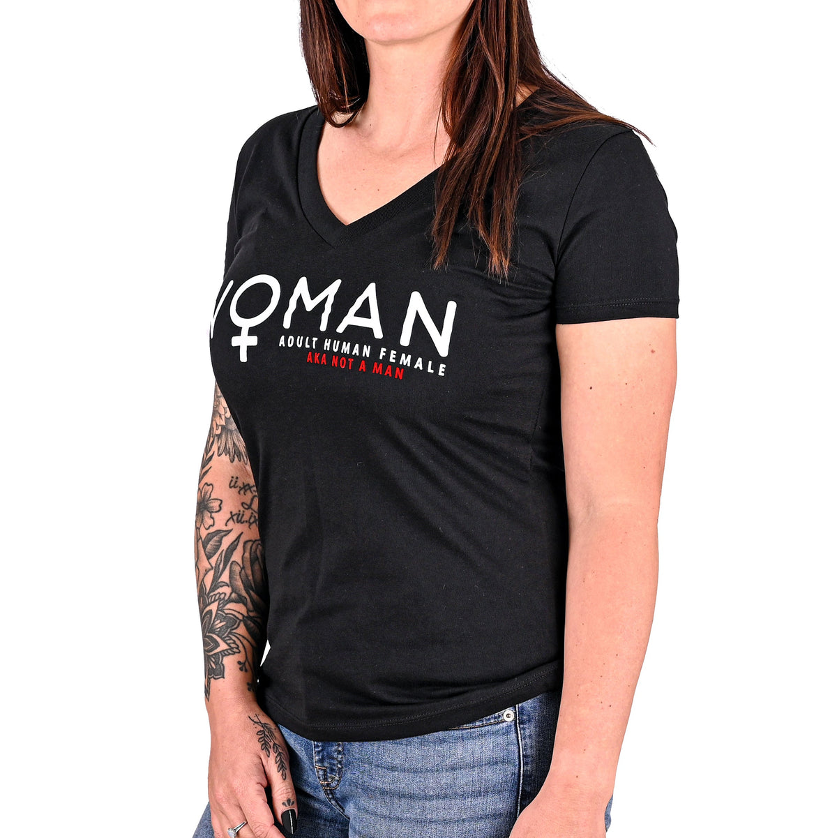 Woman Defined V-Neck Shirt