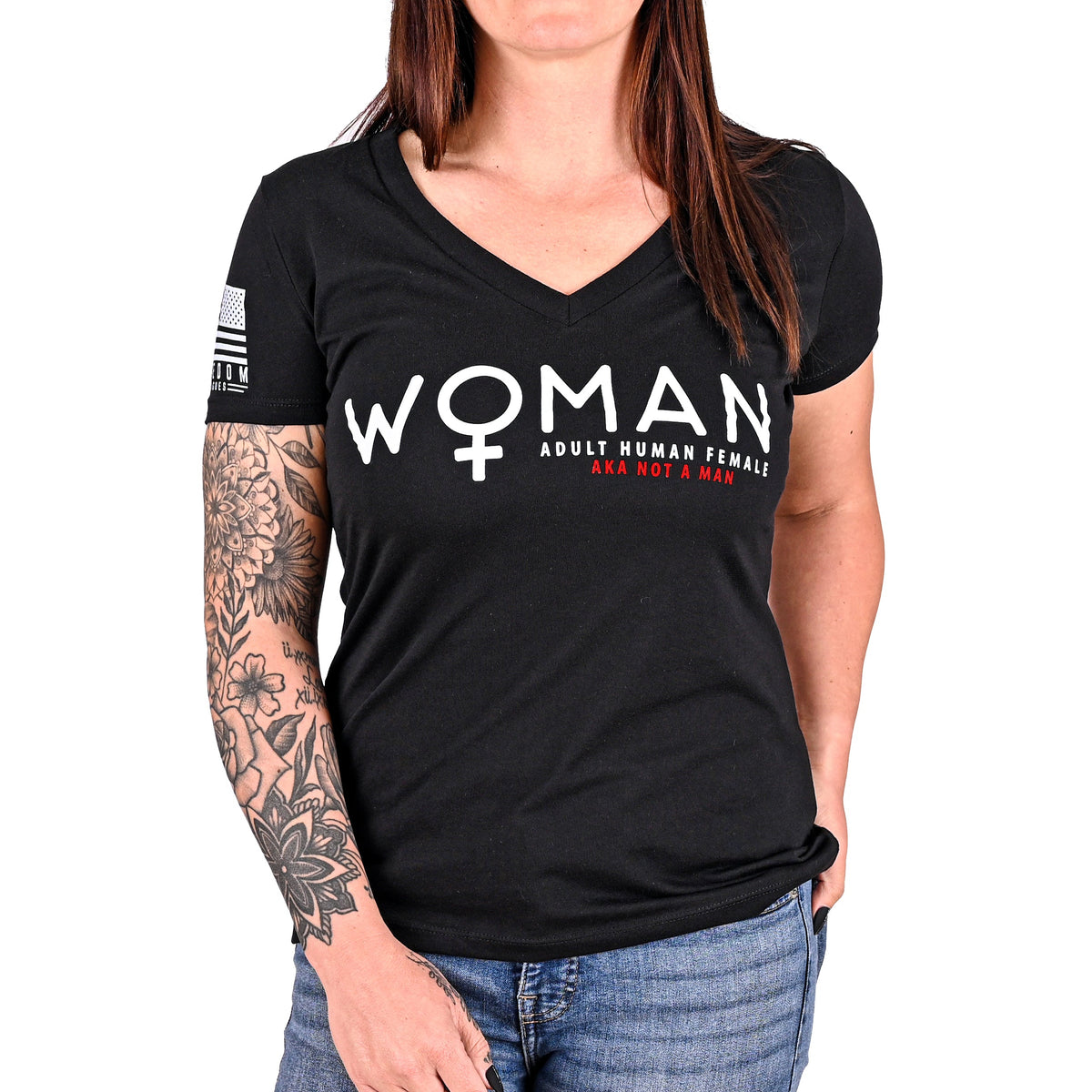 Woman Defined V-Neck Shirt
