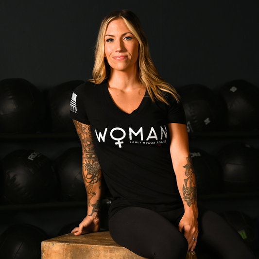 Woman Defined V-Neck Shirt