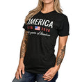 Load image into Gallery viewer, Women's 250 Years of Freedom Patriotic Boyfriend Fit T-Shirt
