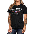 Load image into Gallery viewer, Women's 250 Years of Freedom Patriotic Boyfriend Fit T-Shirt
