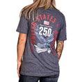 Load image into Gallery viewer, Women's 250th Anniversary Patriotic Boyfriend Fit T-Shirt
