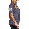 Load image into Gallery viewer, Women's 250th Anniversary Patriotic Boyfriend Fit T-Shirt
