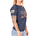 Load image into Gallery viewer, Women's 2A Betsy Ross Flag Patriotic Boyfriend Fit T-Shirt
