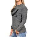 Load image into Gallery viewer, Women's American Flag Long Sleeve Patriotic Thermal - Boyfriend Fit
