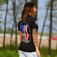 Load image into Gallery viewer, Women's Dangerous Freedom Over Peaceful Slavery Patriotic Boyfriend Fit T-Shirt
