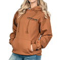 Load image into Gallery viewer, Women's Heavyweight Oversized American Flag Patriotic Hoodie
