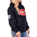 Load image into Gallery viewer, Women's Heavyweight Oversized American & Proud Patriotic Hoodie
