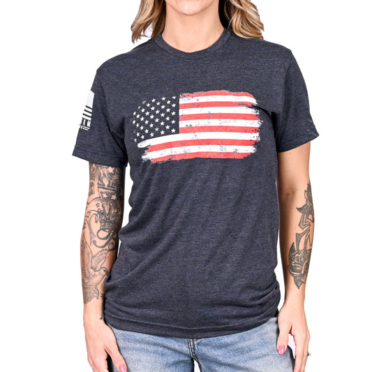 Women's Old Glory Boyfriend Fit Patriotic Tshirt