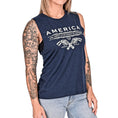 Load image into Gallery viewer, Women's Unalienable Rights Muscle Tank - Midnight Navy
