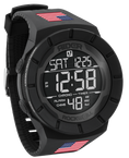 Load image into Gallery viewer, Coliseum Fit™ Flags of The World Edition A-M (Phantom Black) Watch
