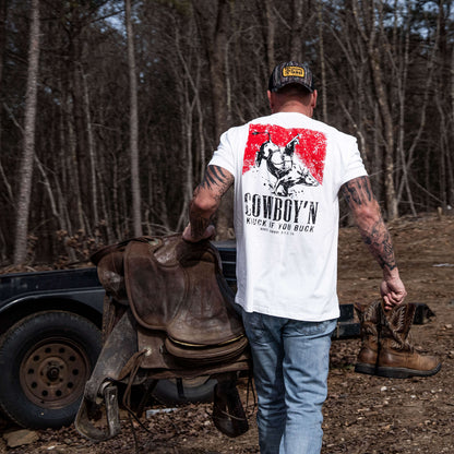 Cowboy'n Knuck If You Buck Rodeo Men's T-Shirt