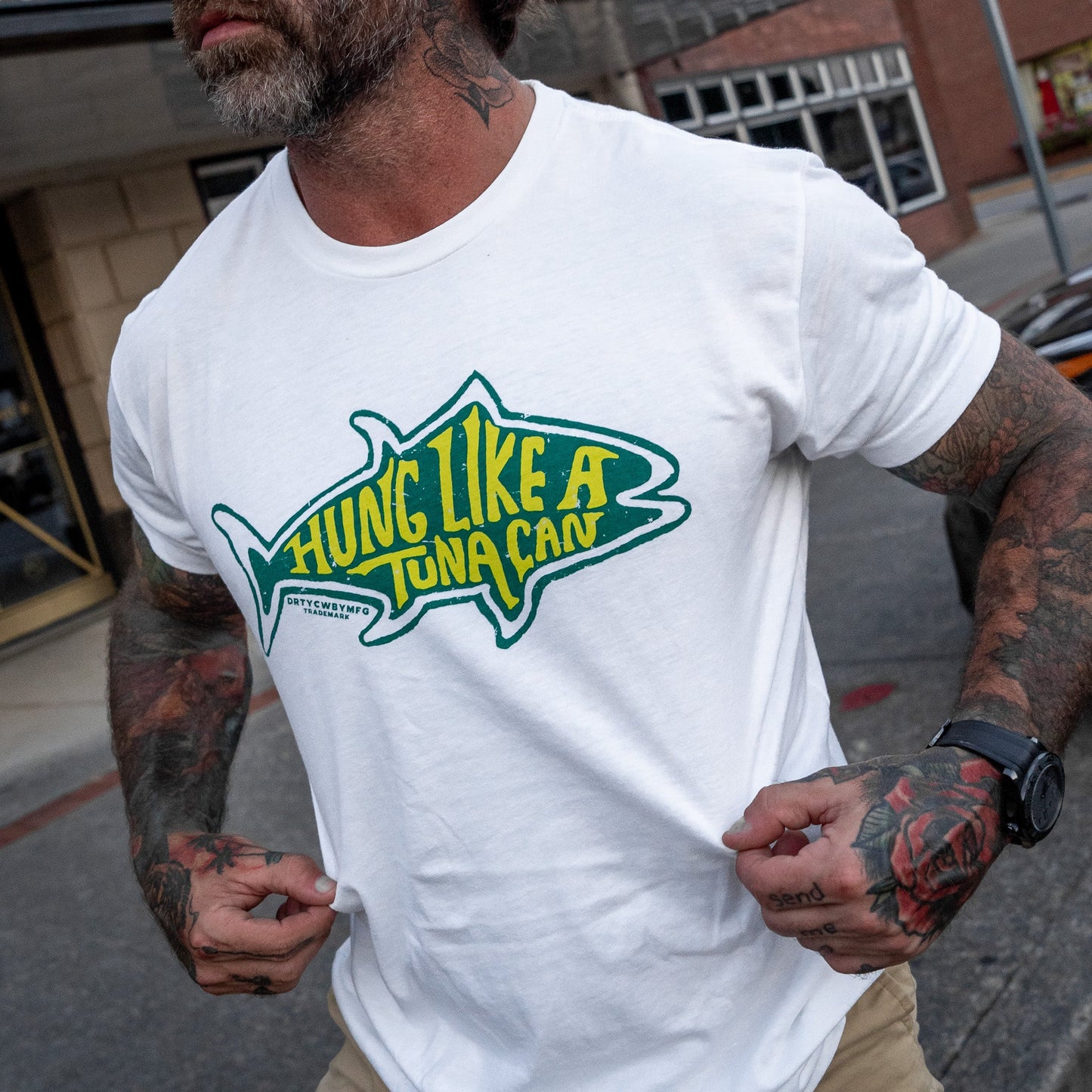 Hung Like A Tuna can Men's T-Shirt