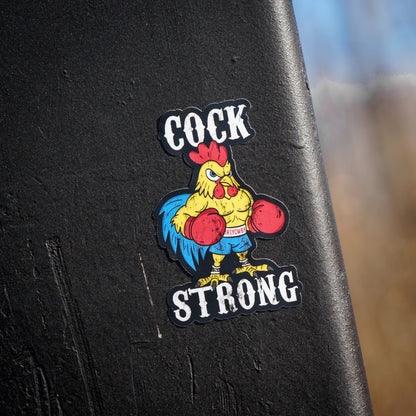 Cock Strong Boxing Chicken Decal