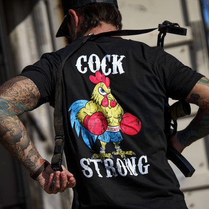 Boxing Chicken Strong Men's T-Shirt