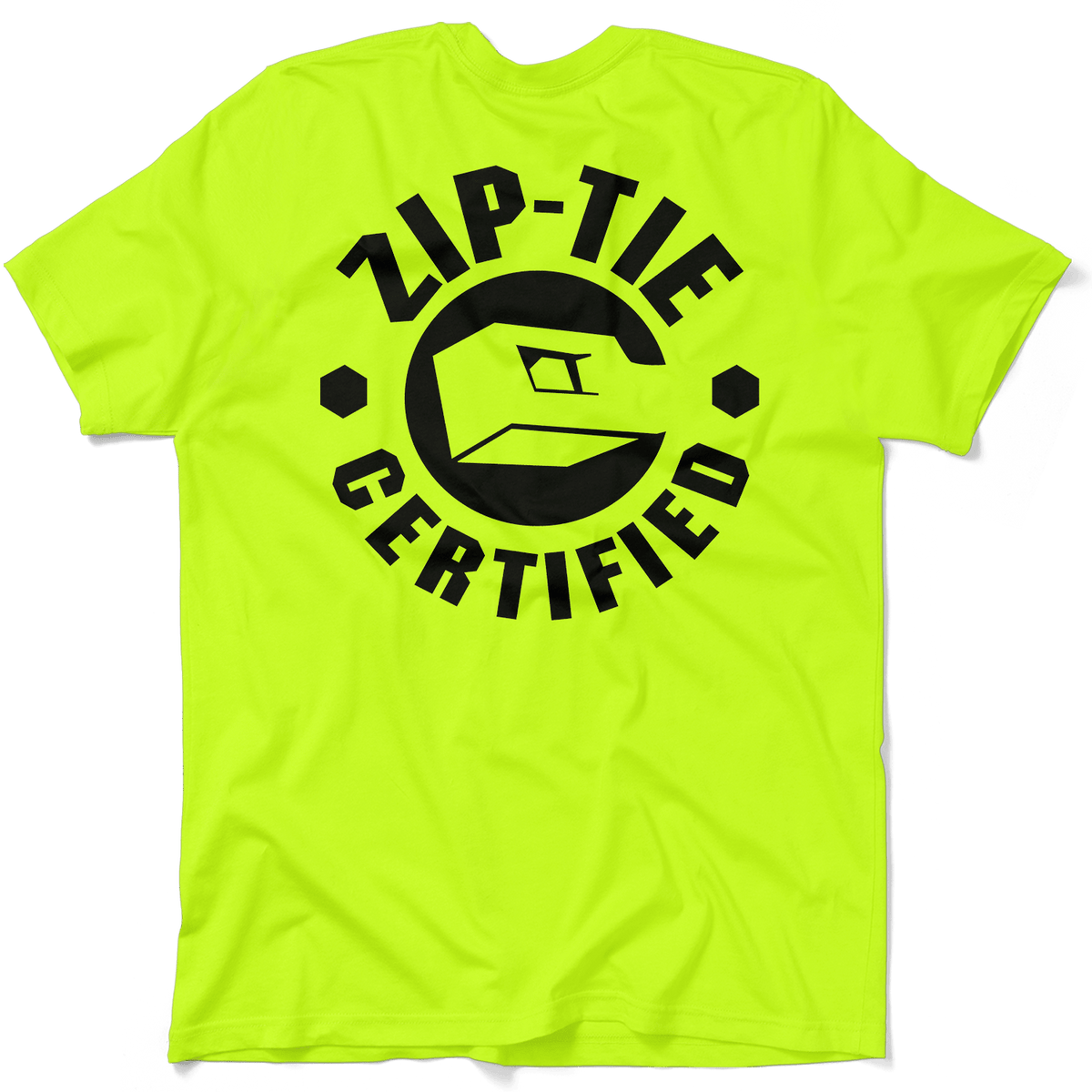 Zip Tie - Safety Yellow T-Shirt